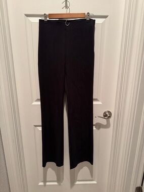 Talbots Black Wide-Leg Pants